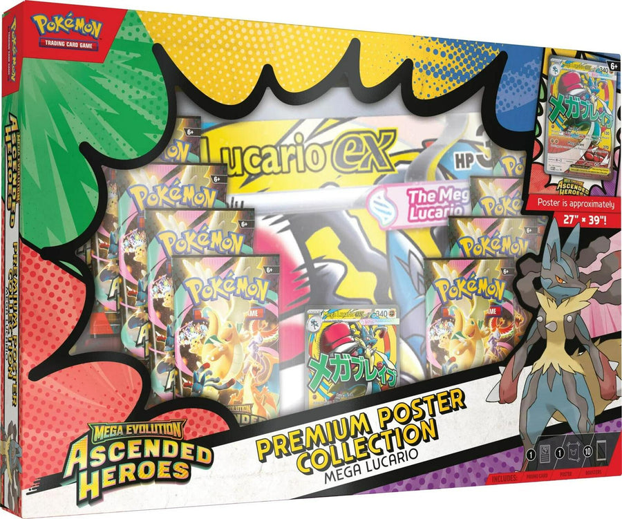 Ascended Heroes Premium Poster Collection Lucario
