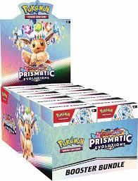Prismatic Evolutions Booster Bundle Display