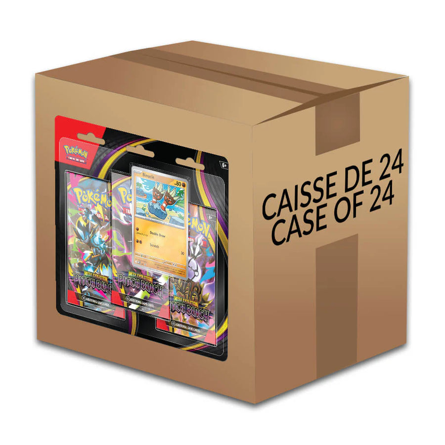 Pokemon Pitch Black 3 Pack Blister case