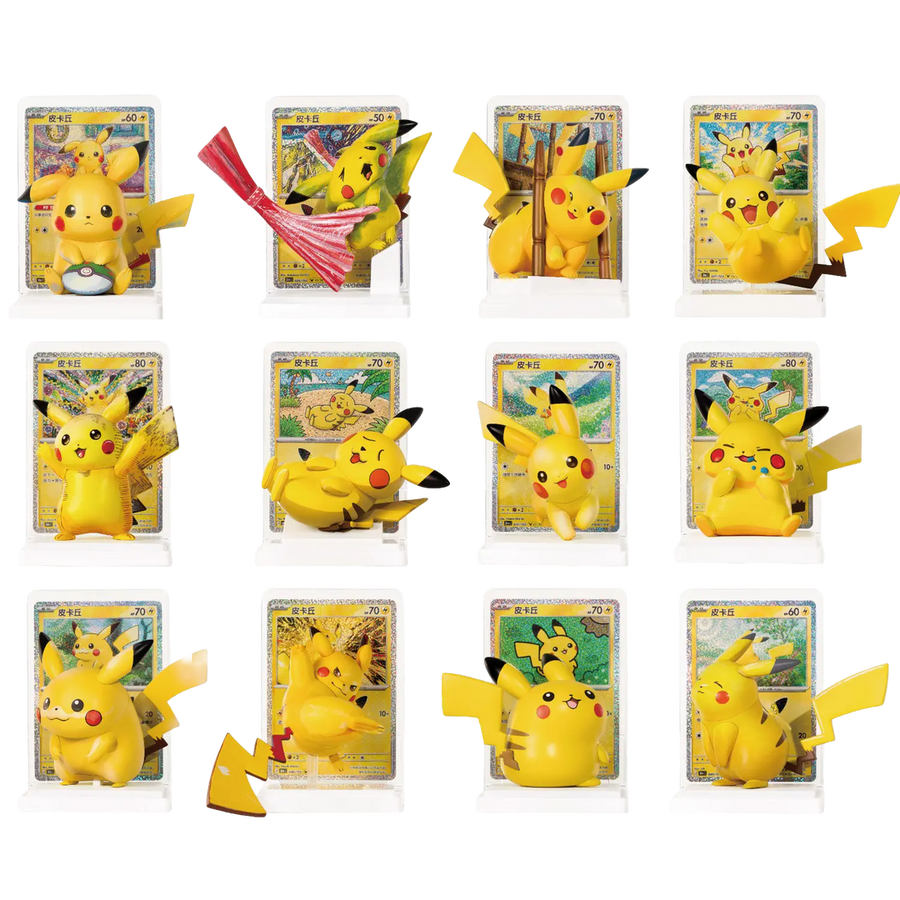 (CN) Pokémon 30th Celebration Dream Finishing Touch Pikachu Figure Set (Blind Box)